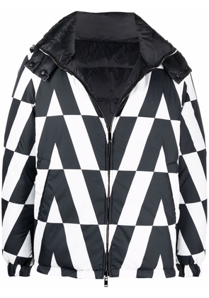 Valentino Garavani monogram-print padded jacket - Black