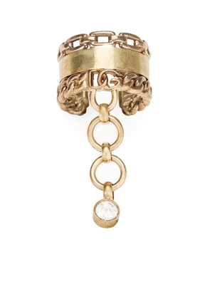 Dolce & Gabbana wide-band chain-link ring - Gold