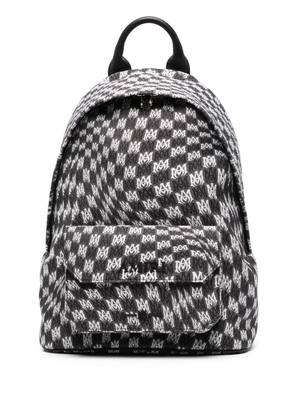 AMIRI Wavy monogram backpack - Black