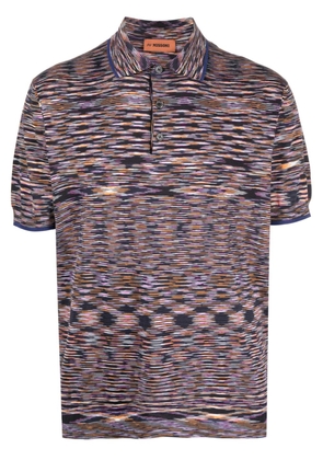 Missoni striped cotton polo shirt - Black