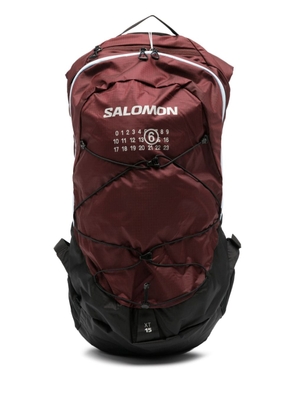 MM6 Maison Margiela X Salomon x Salomon logo-print backpack - Red