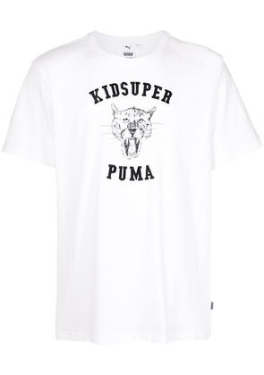PUMA x Kidsuper logo-print T-shirt - White