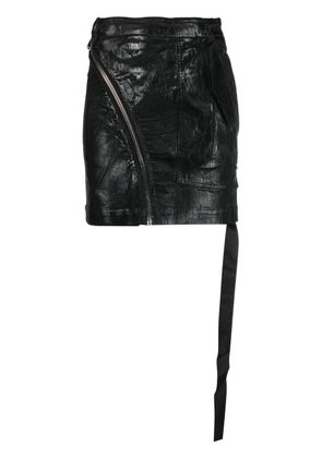 Rick Owens DRKSHDW zip-detail mini skirt - Black