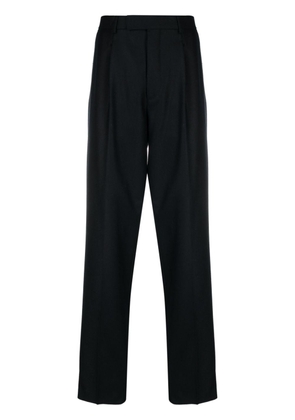 Zegna straight-leg wool trousers - Black