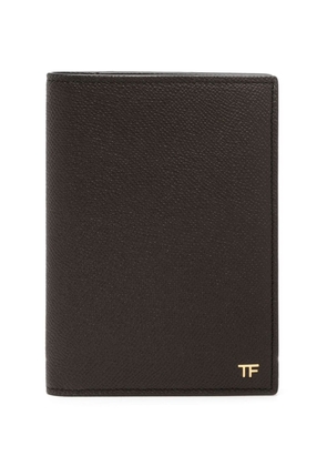 TOM FORD bi-fold leather wallet - Brown