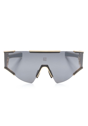 Balmain Eyewear Fleche shield-frame sunglasses - Black