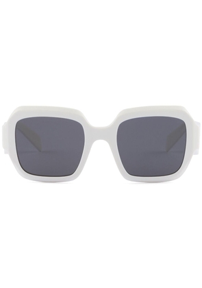 Prada Eyewear Symbole geometric-frame sunglasses - White