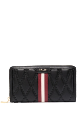 Bally quilted leather wallet - Black