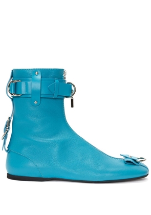 JW Anderson Padlock ankle boots - Blue