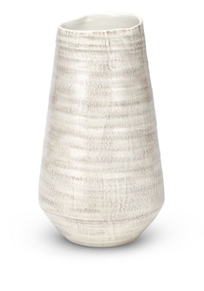 Brunello Cucinelli textured ceramic vase (35cm) - Neutrals
