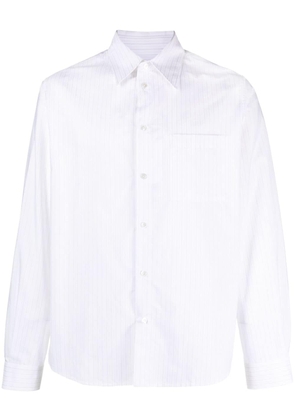 MM6 Maison Margiela pinstriped cotton shirt - White
