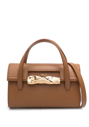 Bally mini Baroque leather handbag - Brown