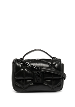 MCM mini Travia quilted leather satchel - Black