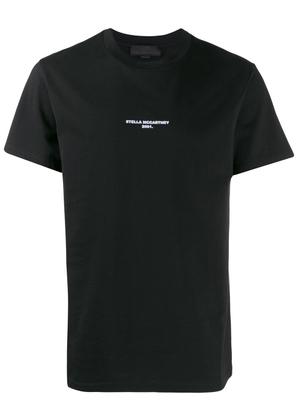 Stella McCartney logo print T-shirt - Black