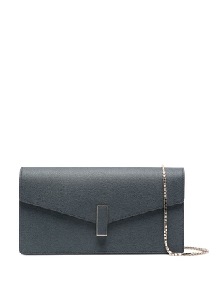 Valextra Iside leather clutch bag - Blue