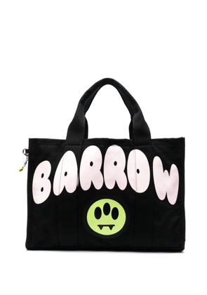 BARROW logo-print canvas tote bag - Black