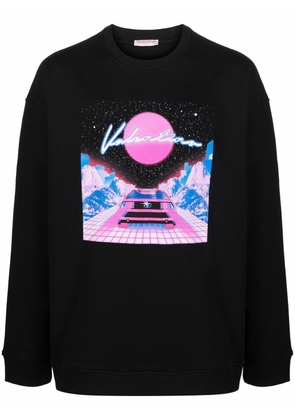 Valentino Garavani graphic-print sweatshirt - Black