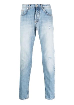 Eleventy distressed-effect slim-cut jeans - Blue