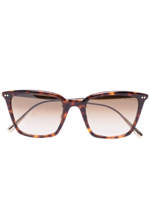 Brunello Cucinelli oversized square-frame sunglasses - Brown