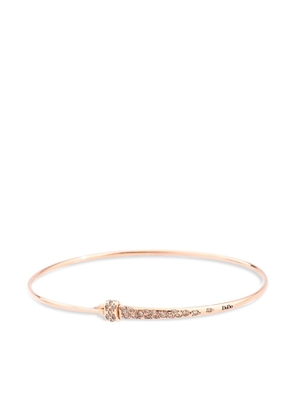 Dodo 9kt rose gold brown diamond bracelet - Pink