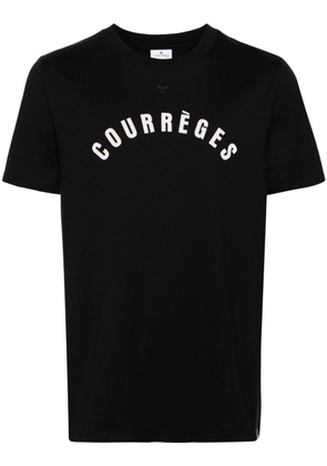 Courrèges Ac Straight cotton T-shirt - Black