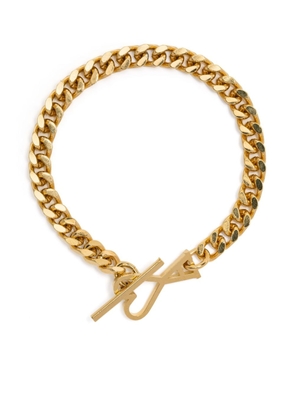 AMI Paris Ami de Coeur curb chain bracelet - Gold