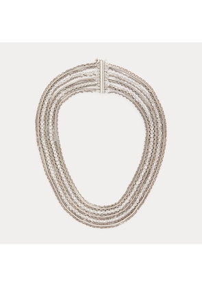 Multi-Chain Brass Necklace
