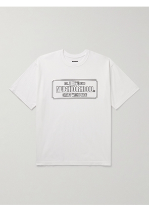 Neighborhood - Logo-Print Cotton-Jersey T-Shirt - Men - White - S