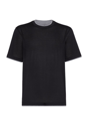 Brunello Cucinelli Cotton Faux-Layered T-Shirt