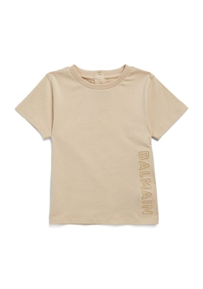 Balmain Kids Cotton Logo T-Shirt (6-36 Months)