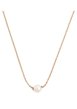 Sophie Bille Brahe Yellow Gold And Pearl Stella Necklace