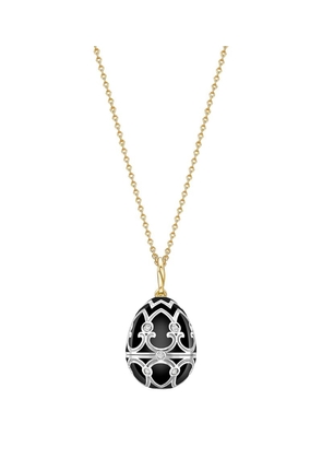 Fabergé Yellow and White Gold Diamond Heritage Penguin Locket Necklace