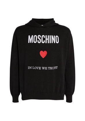 Moschino Cotton Logo Hoodie