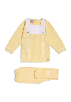 Paz Rodriguez Knitted Sweater And Leggings Set (0-12 Months)
