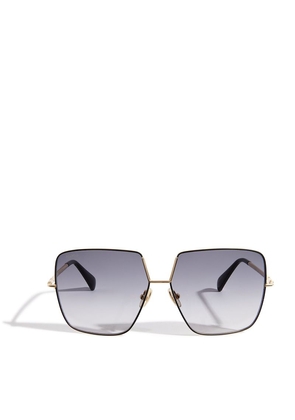 Max Mara Metal Oversized Sunglasses