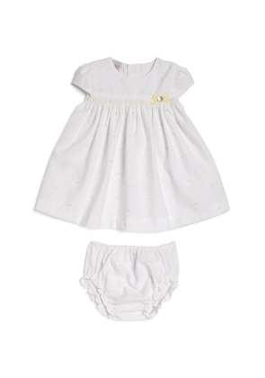 Paz Rodriguez Embroidered Dress And Bloomers Set (1-24 Months)
