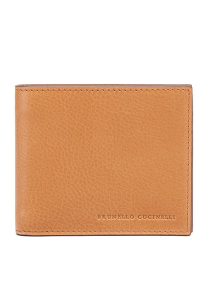 Brunello Cucinelli Leather Embossed Wallet
