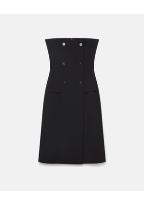 Stella McCartney - Moulded Bustier Dress, Woman, Black, Size: 34