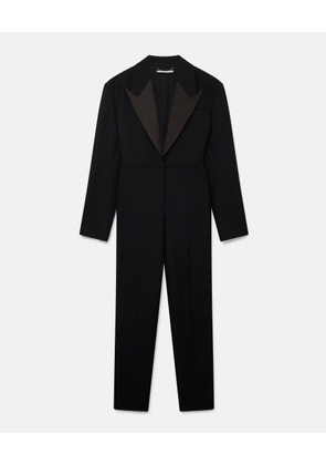 Stella McCartney - Tuxedo Jumpsuit, Woman, Black, Size: 38