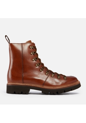 Grenson Men's Brady Handpainted Leather Hiking Style Boots - Tan - UK  9
