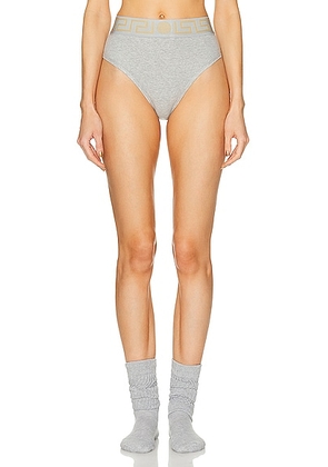 VERSACE Topeka Jersey Underwear in Grey Melange - Light Grey. Size 4 (also in 1, 2, 3).