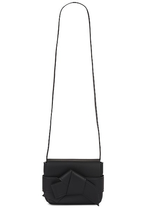 Acne Studios Musubi Wallet Crossbody Bag in Black - Black. Size all.
