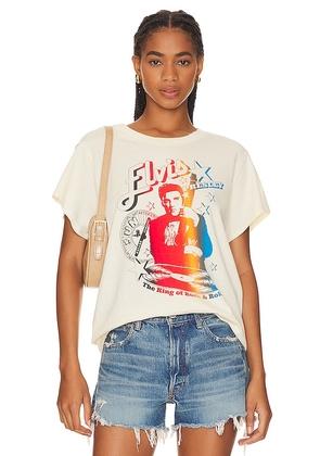 Chaser Elvis The King Tee in Ivory. Size L.