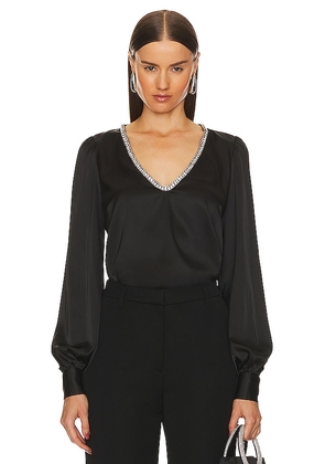 Generation Love Catalina Crystal Blouse in Black. Size S.