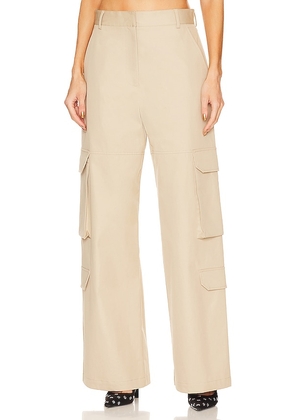 MSGM Cargo Pant in Beige. Size 42/M.