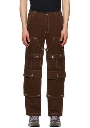 TOMBOGO™ Brown Convertible Double Knee Cargo Pants