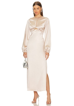 Line & Dot Jacqui Dress in Cream. Size L, M, XS.