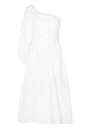 Ulla Johnson ruched-detail one-shoulder dress - White