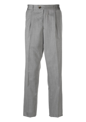 Brunello Cucinelli virgin-wool tailored trousers - Grey