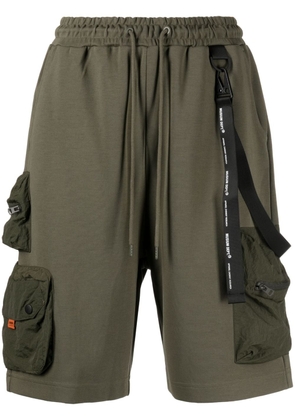 Musium Div. drawstring-waistband cargo shorts - Green